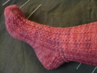 De jolies chaussettes roses
